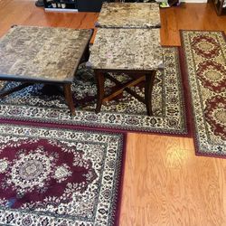 Coffee Table And 2 End Tables 