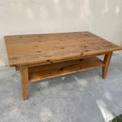 Wood Coffee Table/ Craft Table