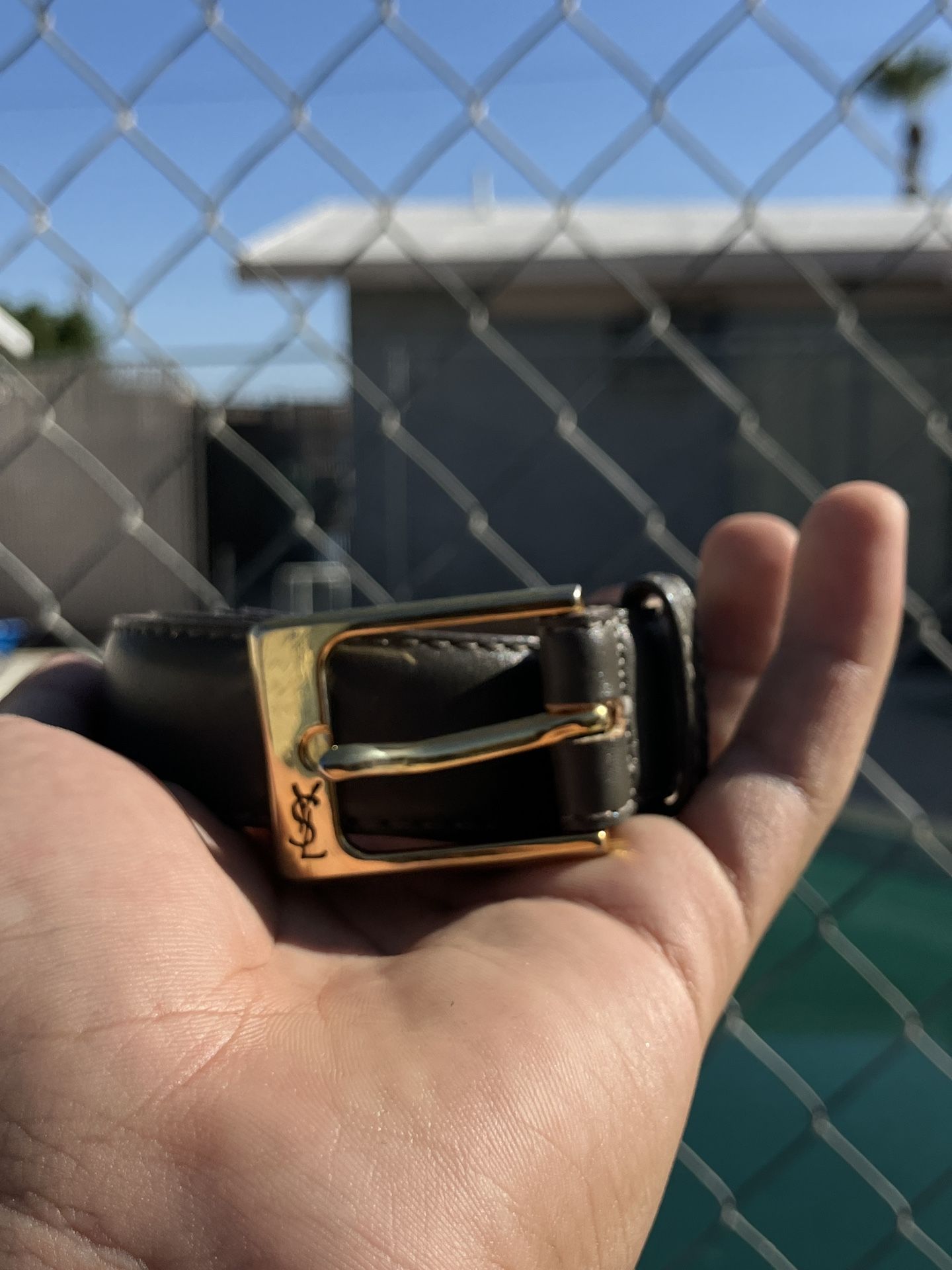 Ysl Belt Real