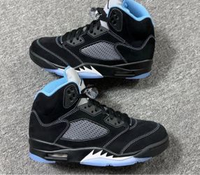 Air Jordan retro 5 black university blue