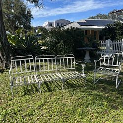 Vintage Cast Aluminum Patio Furniture