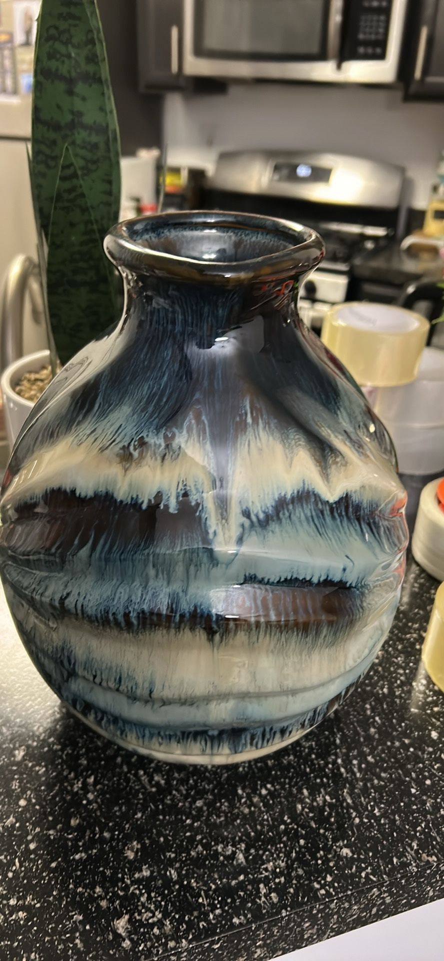 Blue vase