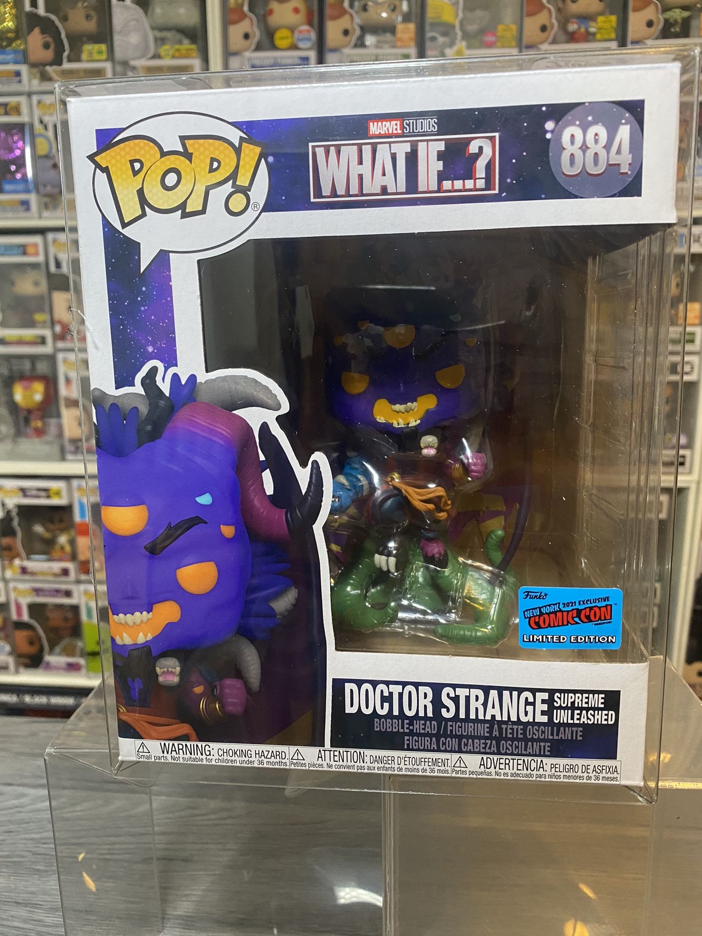 Doctor Strange Supreme Unleashed Funko Pop! ⭐️NYCC STICKER⭐️