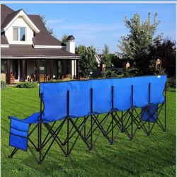 Foldable Sideline Bench 600D Oxford Double Layer Fabric S-32