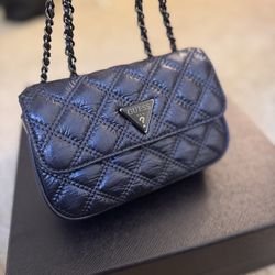 GUESS Quilted Mini Chain Shoulder Bag