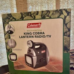 Coleman King Cobra Lantern Radio TV 