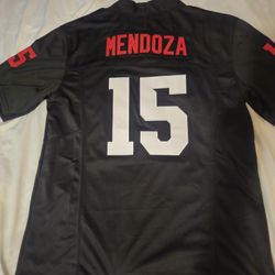INDIANA , Fernando Mendoza Black Stitched Jerseys 