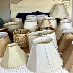 20 Pc Lamp Shade Shades  Lot - Perfect For Your Resale Store