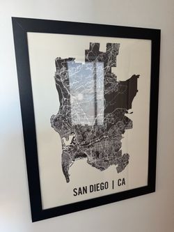 San Diego Map Print