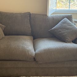 West elm Love Seat Super Soft 