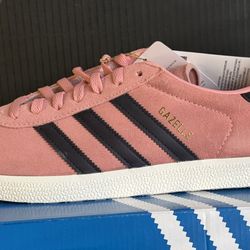 NEW Adidas Originals Gazelle Glow Pink Aurora Black JH5388 Men's Size 11