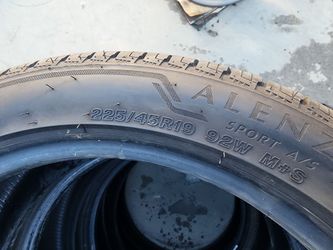 225 45 19 tires 95% life Bridgestone Alenza  Lexus Nissan BMW X1 X2 G35 G37 Q60