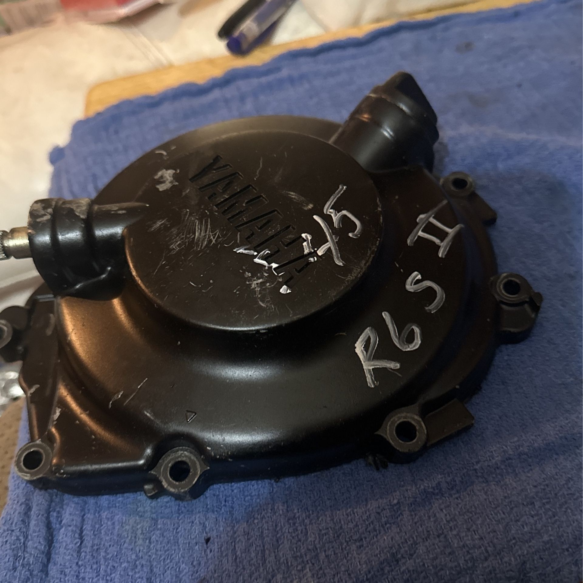 Yamaha R6 S Clutch Cover Number 2 2003 to 2009