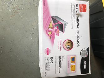 Attic door insulation