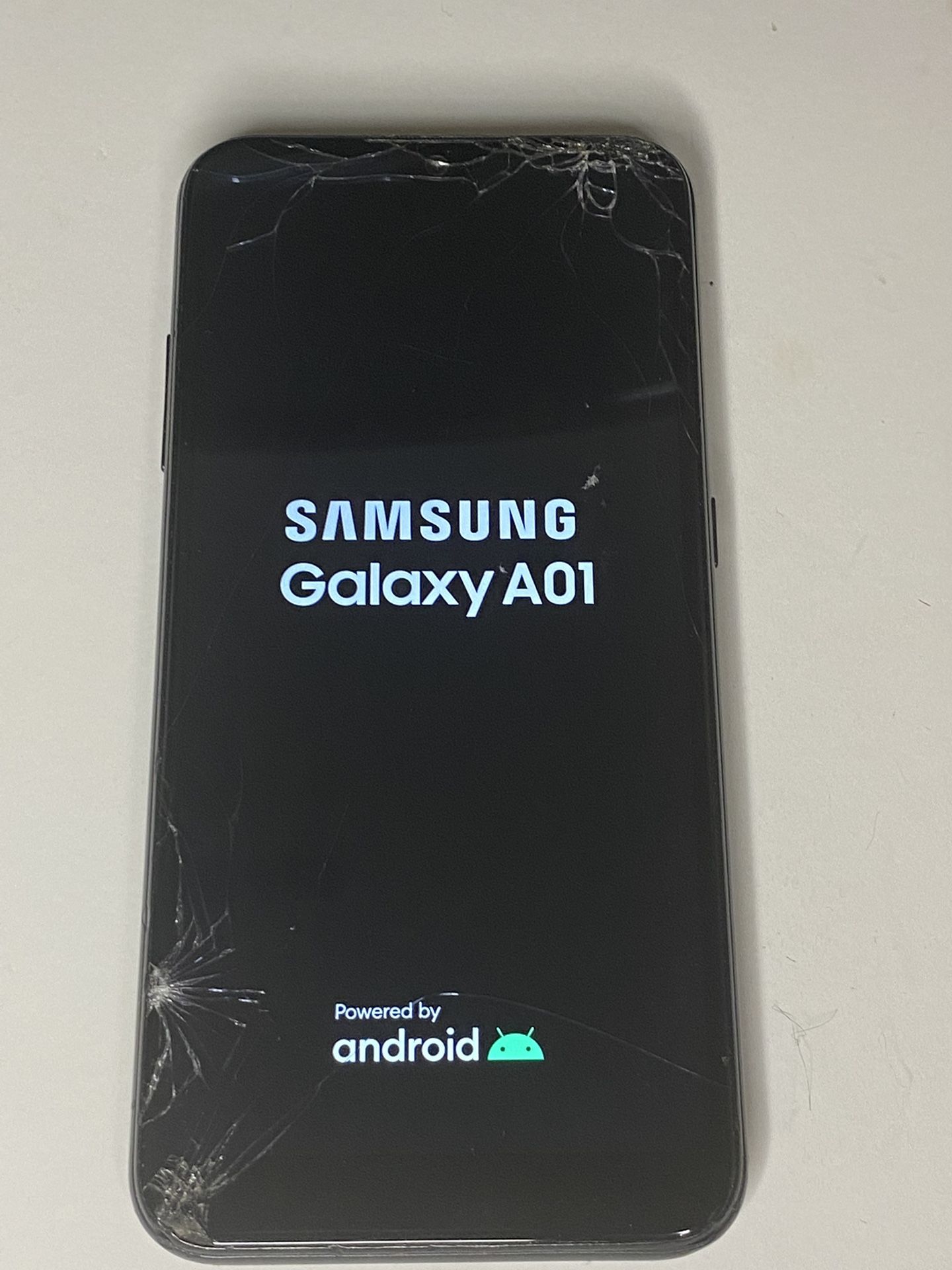 Samsung Galaxy A01 Used Cracked Glass
