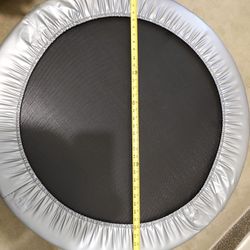 36 In. Folding Trampoline, Gray - Low Impact - Easy To Use