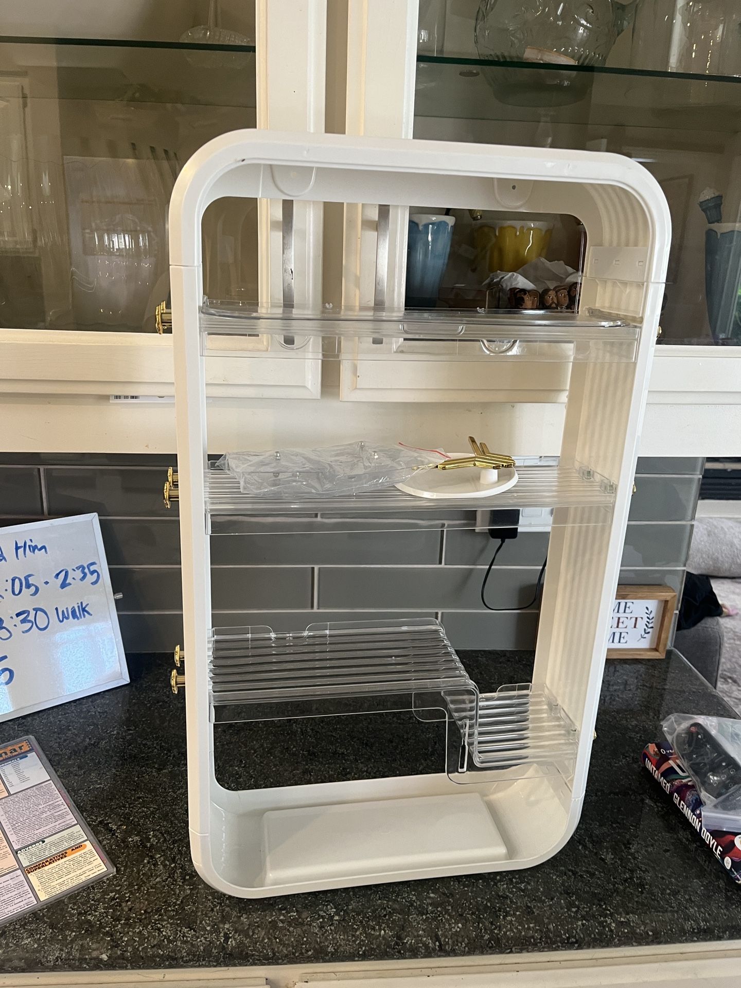 Free Bathroom Plastic Shelf