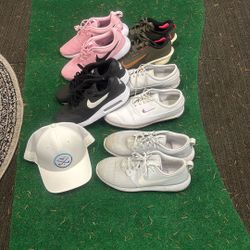 Nike Golf Shoes And Mizuno Hat 
