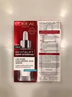 L’Oréal REVITALIFT seem intensives $17 each