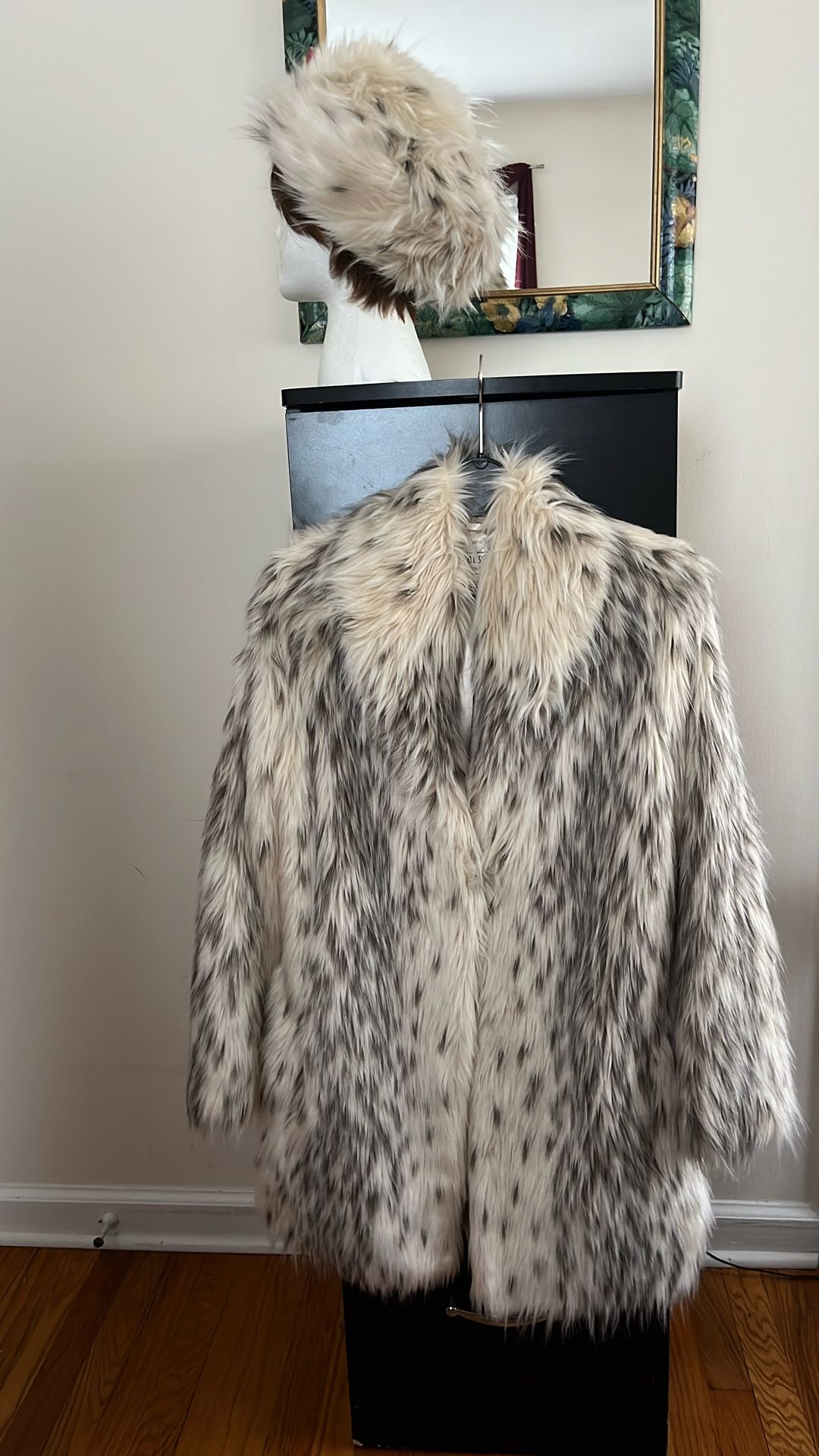 Faux Fur Long Jacket