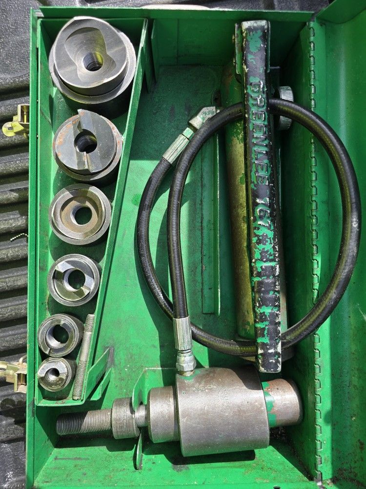 Greenlee Hydraulic Knockout Set 1/2"- 4" Electrical Essential.