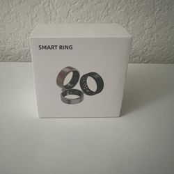 Smart Ring Fitness Tracker – Waterproof, Rechargeable – Brand New