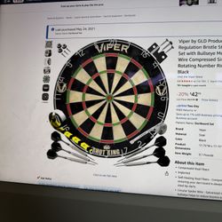 Viper Steel Tip Dartboard with Adjustable Stand – Like New