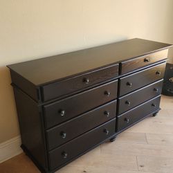 Black Wooden Dresser