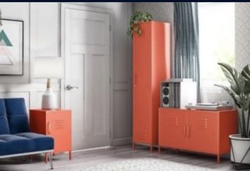 Storage Locker-Metal (Orange)