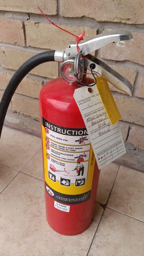 Fire Extinguisher Never Used