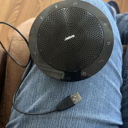 Jabra Speak Bluetooth/USB Speaker For Softphone And mobile phone Black