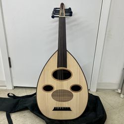 Arabic Oud Black Walnut And Carry Bag