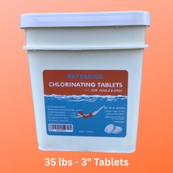 3 Inch Chlorine Tablets - 35 lbs