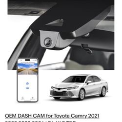 OEM DASH CAM for Toyota Camry 2021 2022 2023 2024 LE L XLE TRD