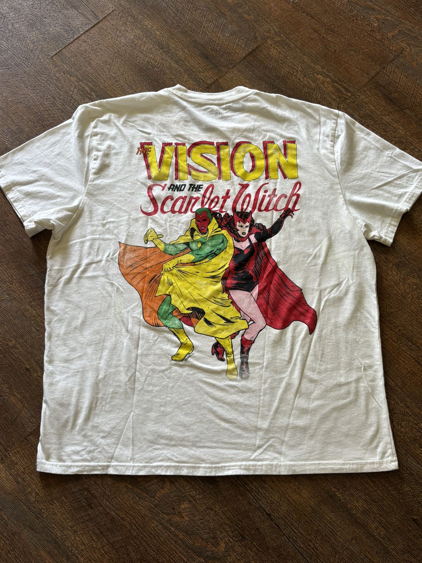 Mens Marvel Vision And Scarlet The Witch Shirt