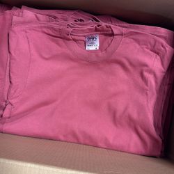 Shaka Wear Garment Wear T-shirts Red Dyed