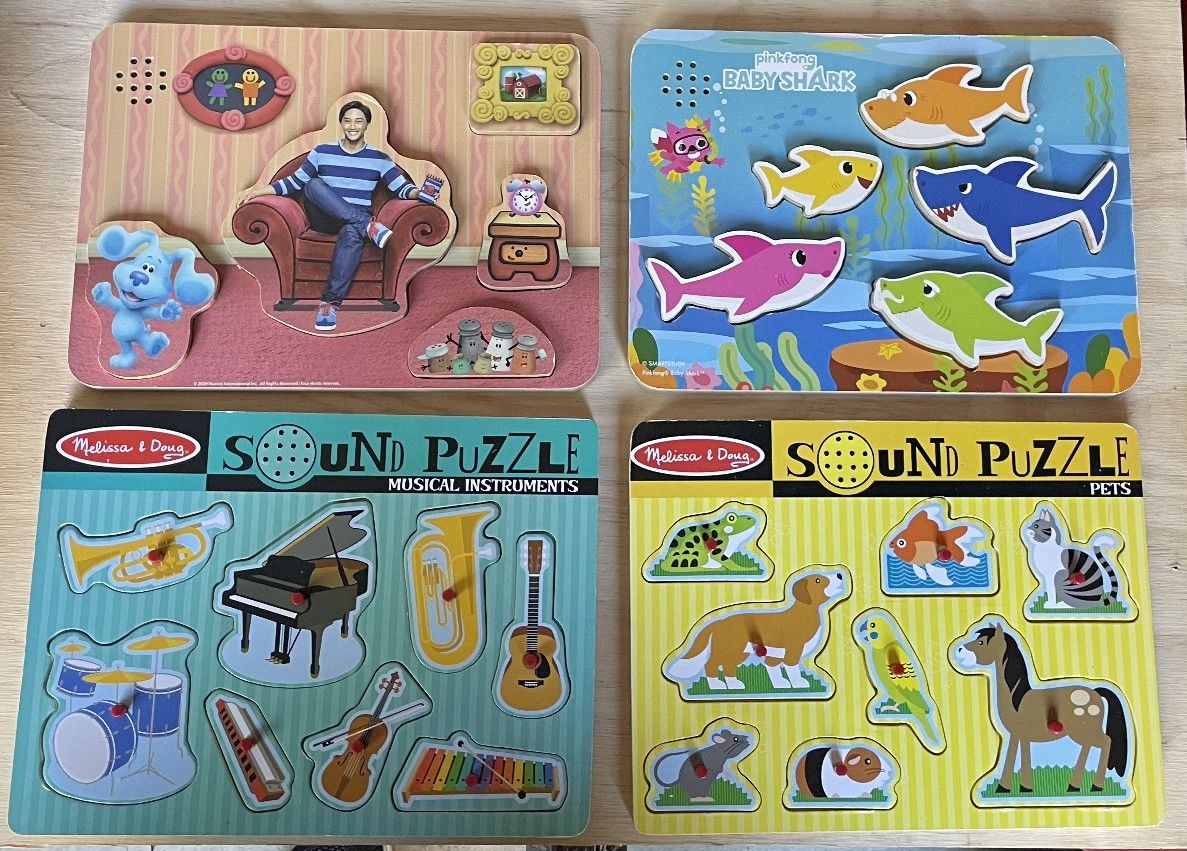 Set of 4 Sound Puzzles