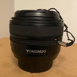 Yongnuo 50mm f/1.8 for Nikon DSLR DX or F mount