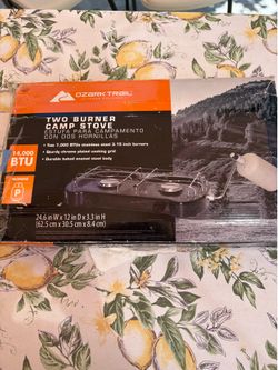 Two burner camp stove