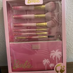 Impressions Vanity  6 PCs Barbie Malibu Makeup Brush  Set 