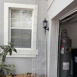 White Wire Rod Closet Shelves 
