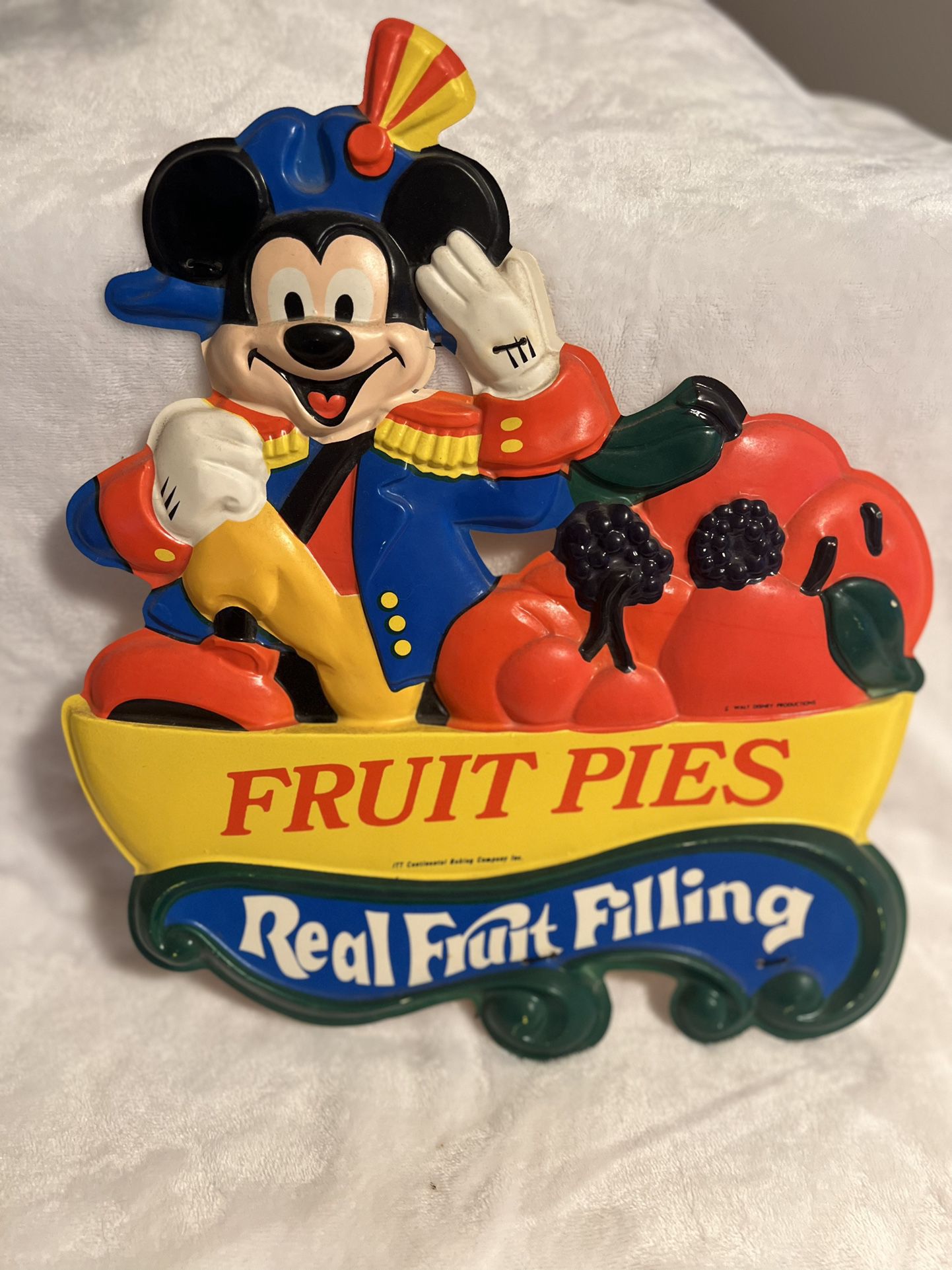 Antique Rare 1970’s Store Display “Mickey Mouse Wall Decor By Walt Disney production.