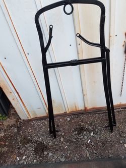 Sam · Vintage LARGE Cast Barn Hay Bale Carrier Hoist Fork