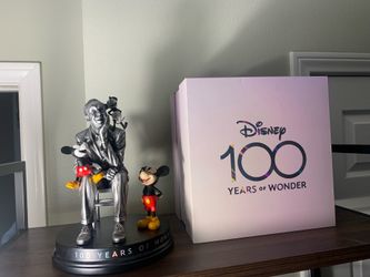 Mickey and Walt Disney 100 year anniversary  Figurine  Statue