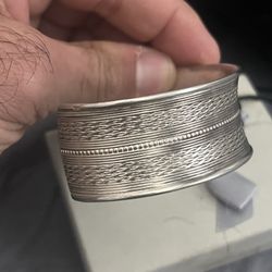 Vintage Unisex Silver Bracelets And Bangels