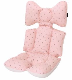 Miracle Baby Stroller Seat Liner, Soft & Breathable Cotton Cushion, Reversible & Machine Washable Seat Liner for Babies