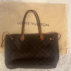 Louis Vuitton Neverfull SA4131  Neo Mm Mimosa Brown Monogram Canvas Tote