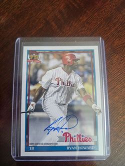 Ryan Howard #91a-rh autograph