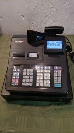 Sharp XE-A507 Cash Register With Scanner