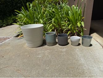 Multiple Assorted Plant Pots